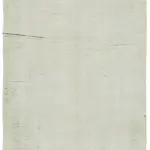 Kendir Çizgili Beyaz Kenevir İpinden El Dokuma Kilim-172x320