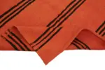 Kendir Çizgili Turuncu Kenevir İpinden El Dokuma Kilim-143x264 - Görsel 6
