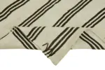 Kendir Çizgili Beyaz Kenevir İpinden El Dokuma Kilim-160x230 - Görsel 6