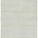 Kendir Çizgili Beyaz Kenevir İpinden El Dokuma Kilim-188x358