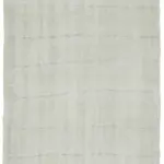 Kendir Çizgili Beyaz Kenevir İpinden El Dokuma Kilim-160x300