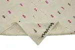 Kendir Çizgili Beyaz Kenevir İpinden El Dokuma Kilim-180x310 - Görsel 6