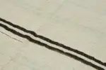 Kendir Çizgili Beyaz Kenevir İpinden El Dokuma Kilim-157x355 - Görsel 5