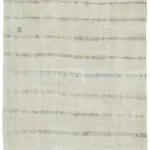 Kendir Çizgili Bej Kenevir İpinden El Dokuma Kilim-176x340