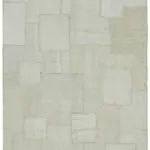 Kendir Çizgili Beyaz Kenevir İpinden El Dokuma Kilim-200x300