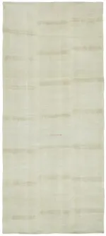 Kendir Çizgili Bej Kenevir İpinden El Dokuma Kilim-170x370