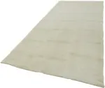 Kendir Çizgili Bej Kenevir İpinden El Dokuma Kilim-170x370 - Görsel 3