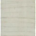 Kendir Çizgili Bej Kenevir İpinden El Dokuma Kilim-177x380