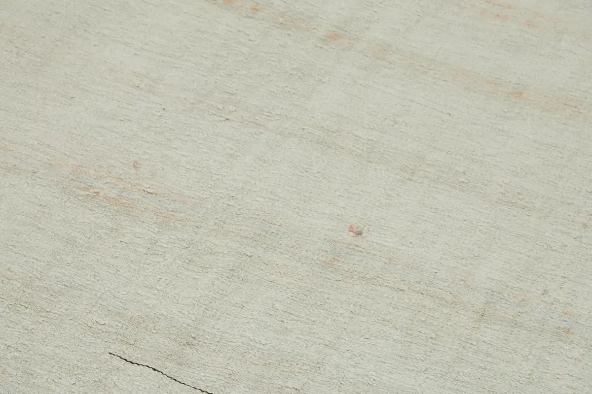 Kendir Çizgili Bej Kenevir İpinden El Dokuma Kilim-177x380 - Görsel 5