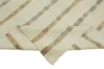 Kendir Çizgili Bej Kenevir İpinden El Dokuma Kilim-172x347 - Görsel 7