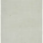 Kendir Çizgili Beyaz Kenevir İpinden El Dokuma Kilim-204x348