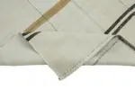 Kendir Çizgili Beyaz Kenevir İpinden El Dokuma Kilim-176x427 - Görsel 6