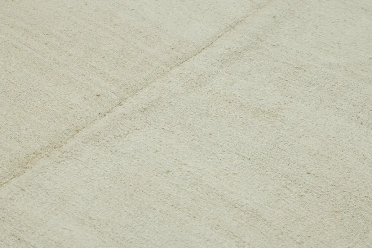 Kendir Çizgili Bej Kenevir İpinden El Dokuma Kilim-260x320 - Görsel 5