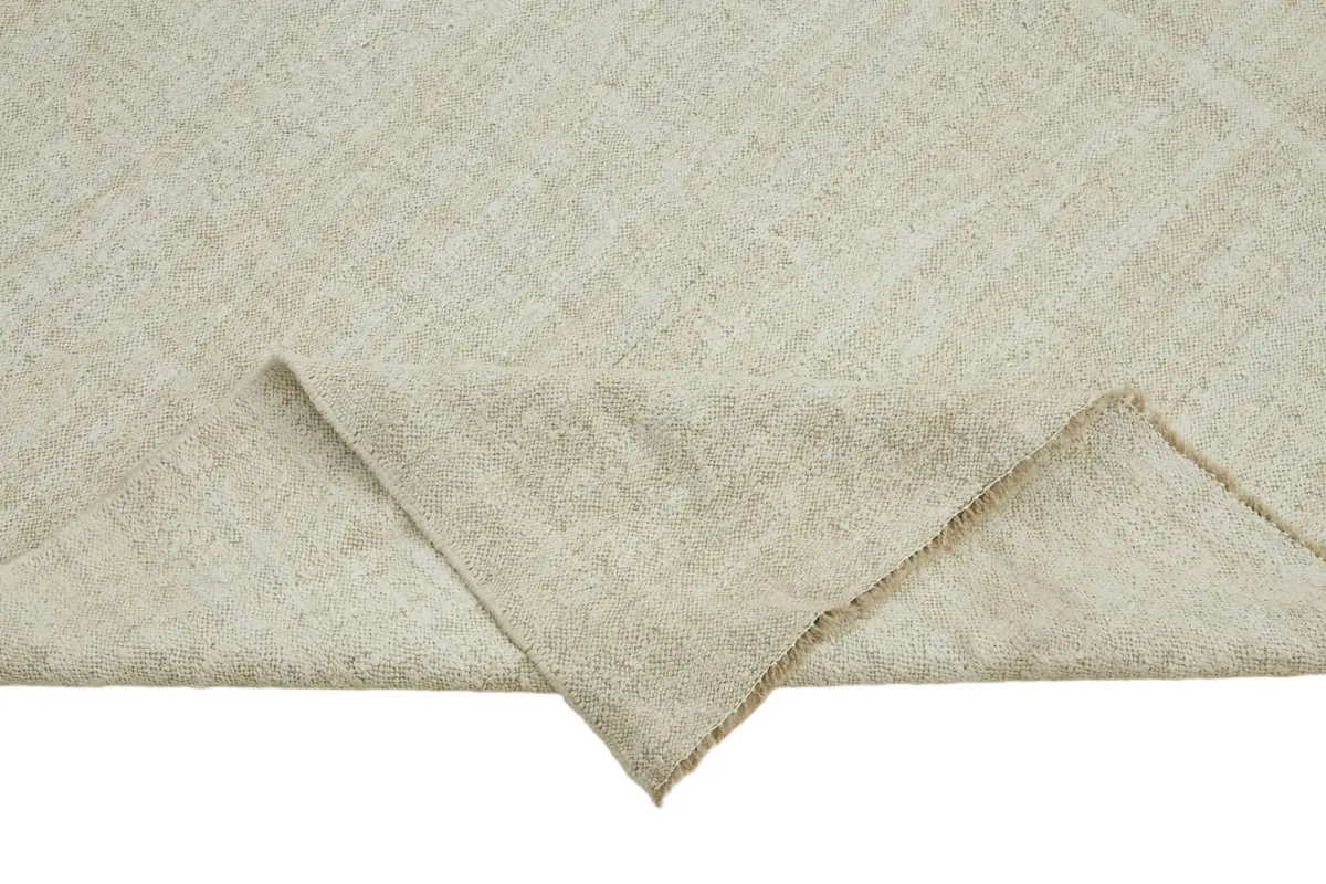 Kendir Çizgili Bej Kenevir İpinden El Dokuma Kilim-238x353 - Görsel 6