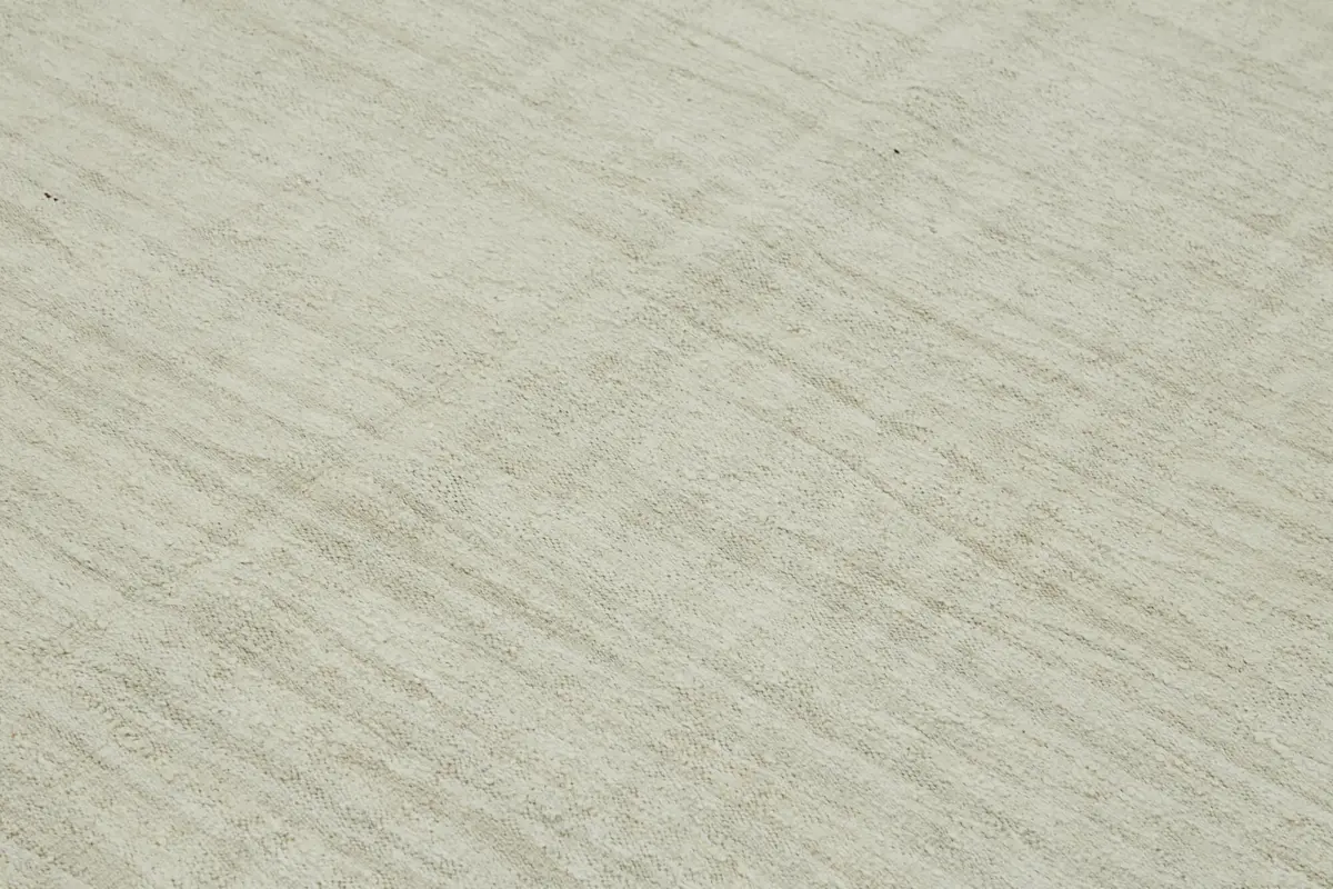 Kendir Çizgili Beyaz Kenevir İpinden El Dokuma Kilim-240x337 - Görsel 5