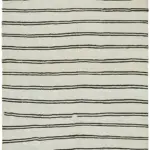 Kendir Çizgili Beyaz Kenevir İpinden El Dokuma Kilim-224x370