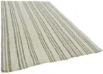Kendir Çizgili Bej Kenevir İpinden El Dokuma Kilim-225x355 - Görsel 2