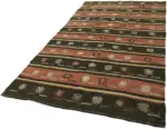 Anadolu Eskitme Multi Renk Pamuk Üzerine Yün El Dokuma Kilim-188x314 - Görsel 3