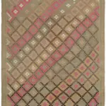 Anadolu Eskitme Multi Renk Pamuk Üzerine Yün El Dokuma Kilim-183x247