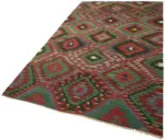 Anadolu Eskitme Multi Renk Pamuk Üzerine Yün El Dokuma Kilim-169x294 - Görsel 3