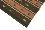 Anadolu Eskitme Multi Renk Pamuk Üzerine Yün El Dokuma Kilim-172x315 - Görsel 4