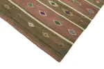 Anadolu Eskitme Multi Renk Pamuk Üzerine Yün El Dokuma Kilim-173x313 - Görsel 4