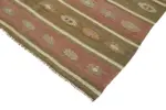 Anadolu Eskitme Multi Renk Pamuk Üzerine Yün El Dokuma Kilim-167x305 - Görsel 4