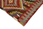 Anadolu Eskitme Multi Renk Pamuk Üzerine Yün El Dokuma Kilim-150x297 - Görsel 4
