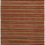 Anadolu Eskitme Multi Renk Pamuk Üzerine Yün El Dokuma Kilim-153x270