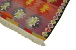 Anadolu Eskitme Multi Renk Pamuk Üzerine Yün El Dokuma Kilim-174x310 - Görsel 4
