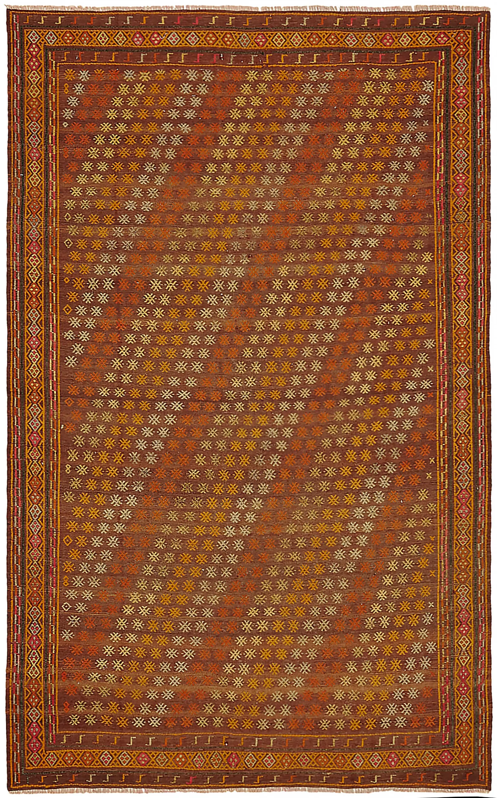 Rc_46012_0_Multicolor_Anatolian_Kilim_Rugs Anadolu Eskitme Multi Renk Pamuk Üzerine Yün El Dokuma Kilim-185x292 - Görsel 1