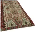 Anadolu Eskitme Multi Renk Pamuk Üzerine Yün El Dokuma Kilim-150x278 - Görsel 2