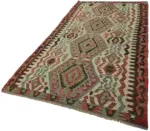 Anadolu Eskitme Multi Renk Pamuk Üzerine Yün El Dokuma Kilim-150x278 - Görsel 3