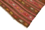 Anadolu Eskitme Multi Renk Pamuk Üzerine Yün El Dokuma Kilim-203x328 - Görsel 4