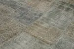 Patchwork Gri Pamuk Üzerine Yün El Dokuma Kilim-300x300 - Görsel 4