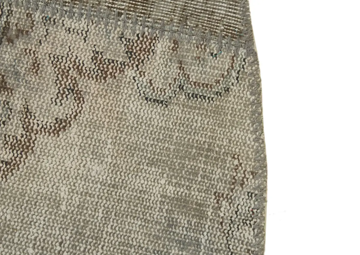 Patchwork Gri Pamuk Üzerine Yün El Dokuma Kilim-300x300 - Görsel 5