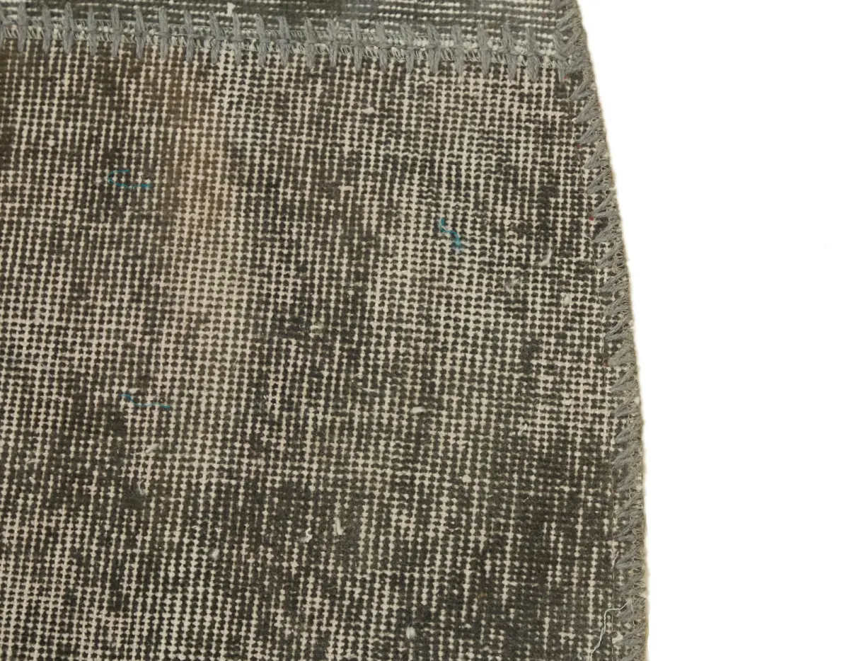 Patchwork Gri Pamuk Üzerine Yün El Dokuma Kilim-250x250 - Görsel 5