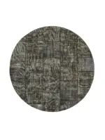 Patchwork Gri Pamuk Üzerine Yün El Dokuma Kilim-250x250