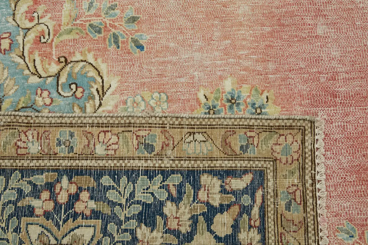 Dubai Eskitme Bej Pamuk Üstü Yün El Dokuma Halı-290x398 - Görsel 7