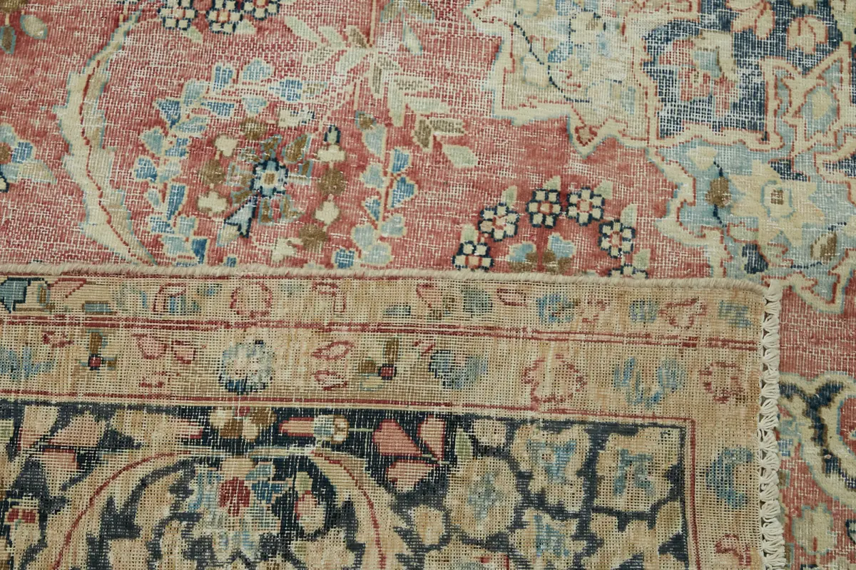 Dubai Eskitme Bej Pamuk Üstü Yün El Dokuma Halı-288x390 - Görsel 7