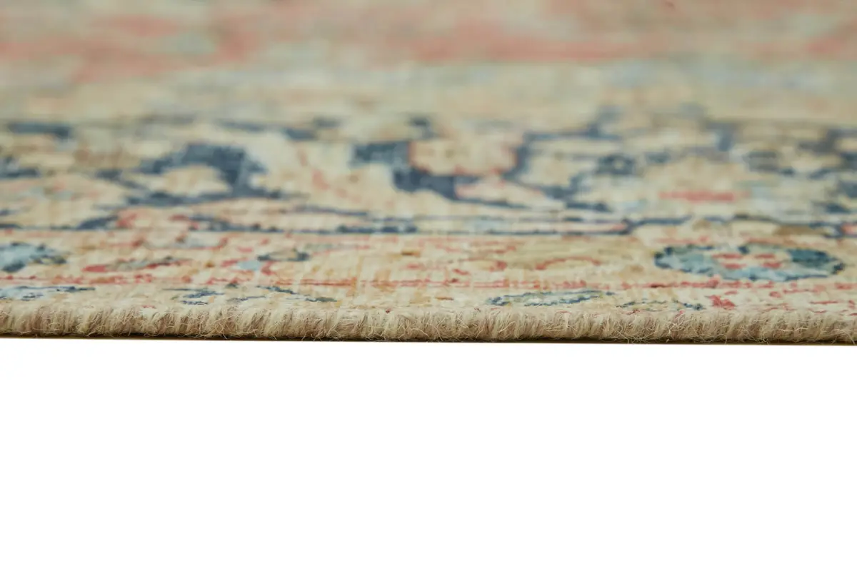 Dubai Eskitme Bej Pamuk Üstü Yün El Dokuma Halı-288x390 - Görsel 8