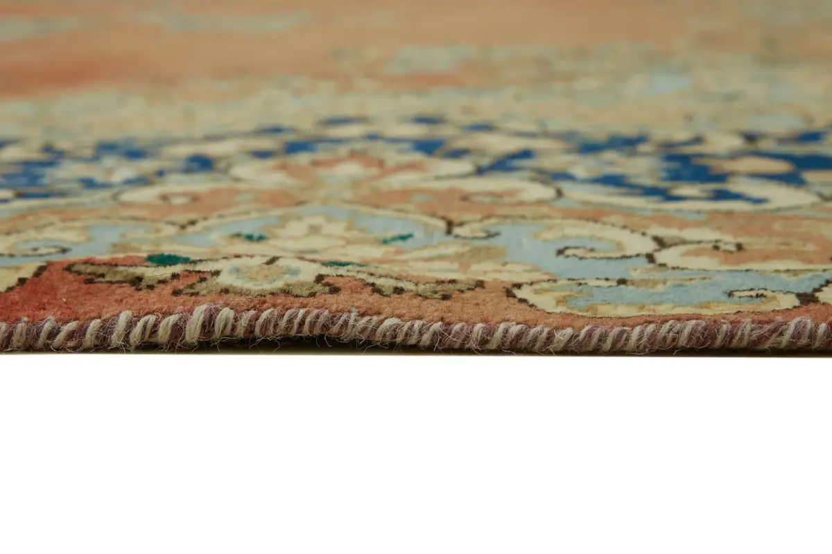 Dubai Eskitme Bej Pamuk Üstü Yün El Dokuma Halı-295x398 - Görsel 8