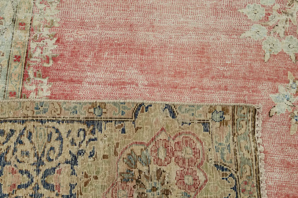 Dubai Eskitme Bej Pamuk Üstü Yün El Dokuma Halı-280x397 - Görsel 7