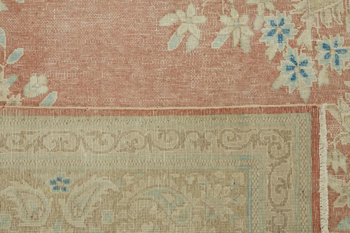 Dubai Eskitme Bej Pamuk Üstü Yün El Dokuma Halı-297x382 - Görsel 7