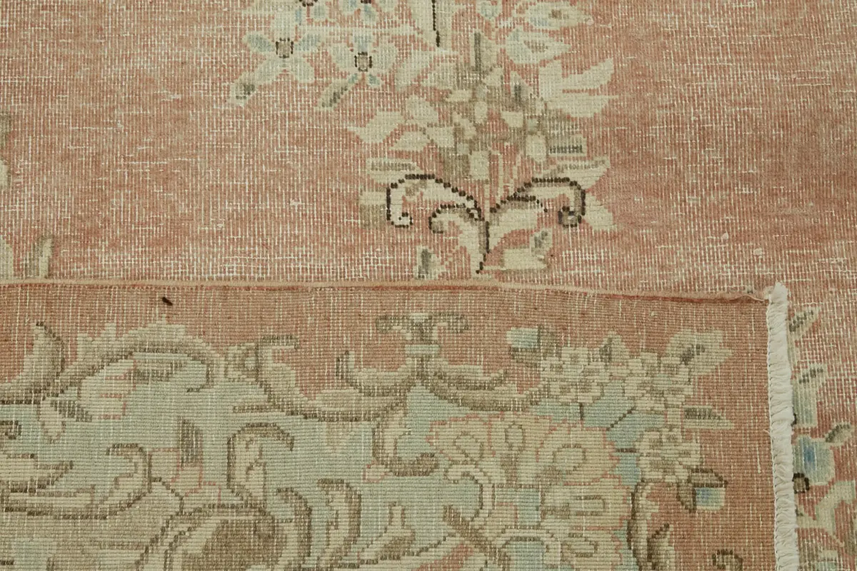 Dubai Eskitme Bej Pamuk Üstü Yün El Dokuma Halı-290x397 - Görsel 7