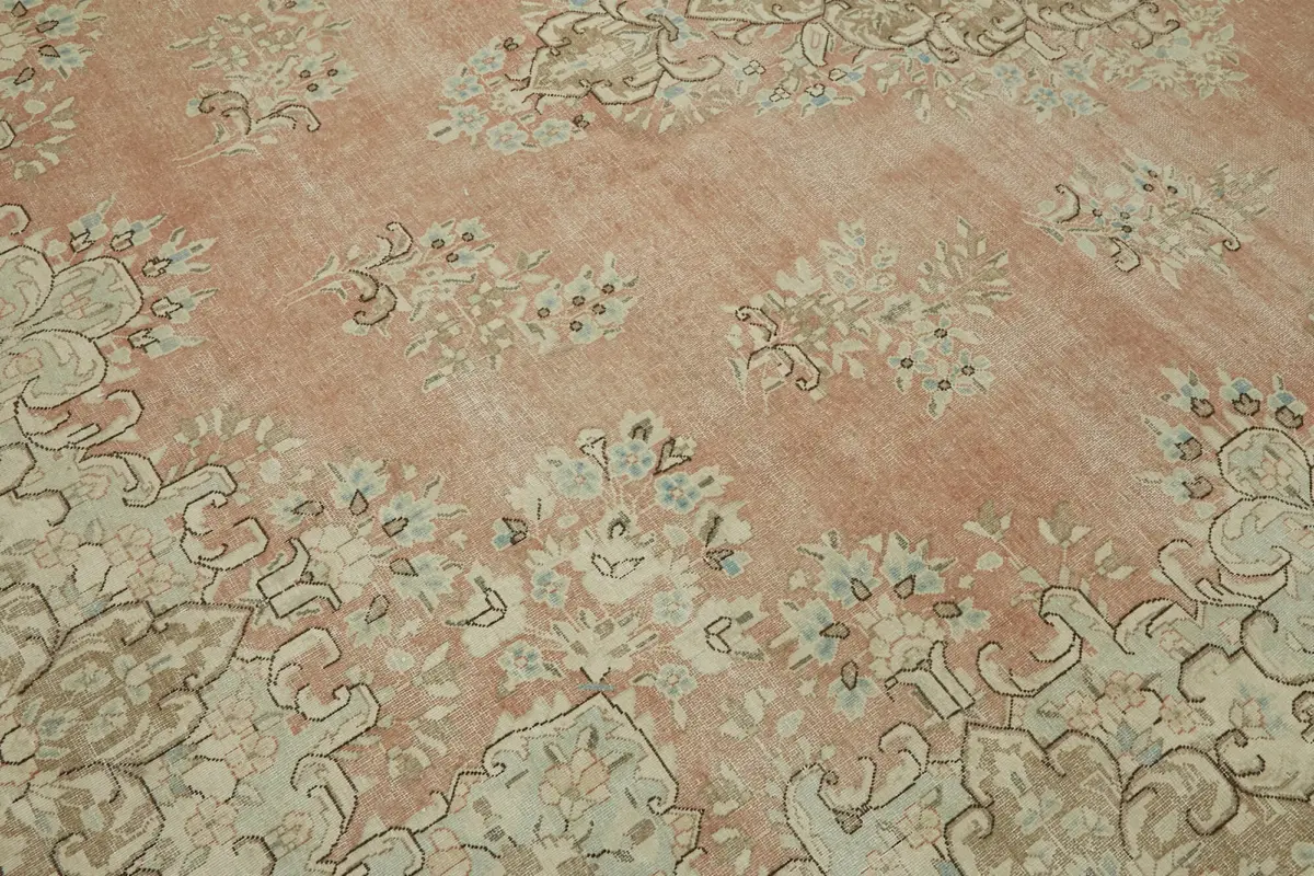 Dubai Eskitme Bej Pamuk Üstü Yün El Dokuma Halı-290x397 - Görsel 9