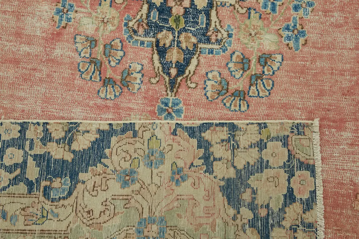 Dubai Eskitme Bej Pamuk Üstü Yün El Dokuma Halı-250x435 - Görsel 7