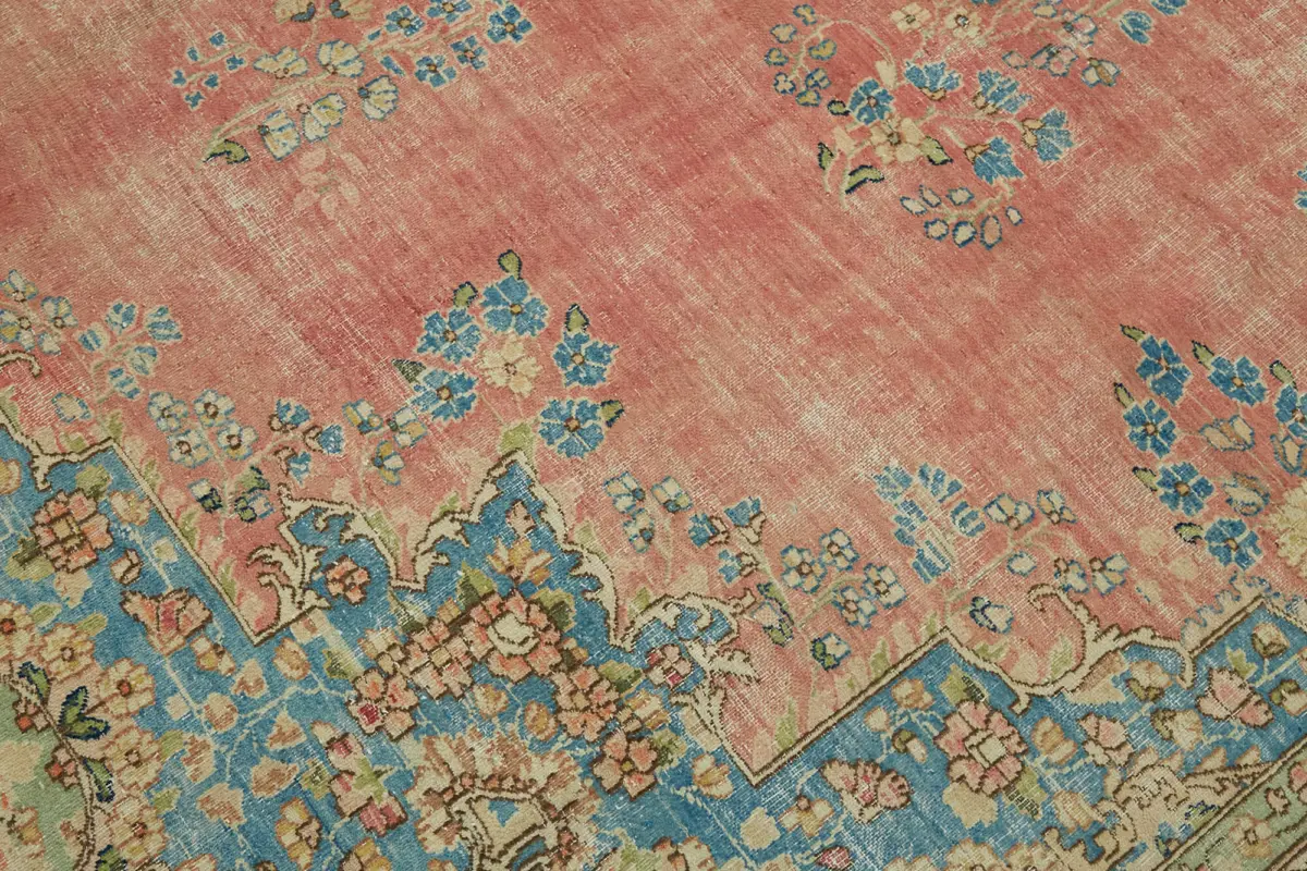 Dubai Eskitme Bej Pamuk Üstü Yün El Dokuma Halı-250x435 - Görsel 9