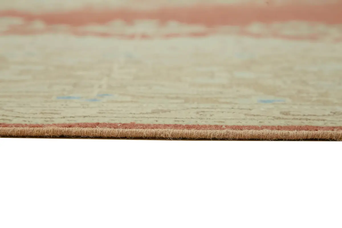 Dubai Eskitme Bej Pamuk Üstü Yün El Dokuma Halı-292x403 - Görsel 8