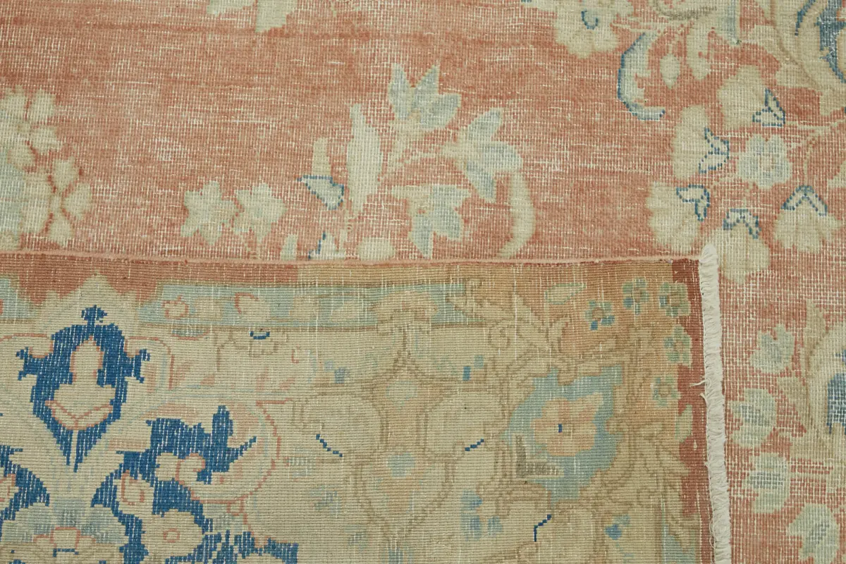 Dubai Eskitme Bej Pamuk Üstü Yün El Dokuma Halı-295x392 - Görsel 7